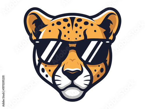Speedster Cheetah logo vector