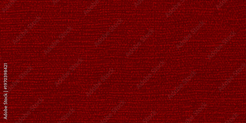 Fototapeta premium Deep burgundy red fabric texture with subtle horizontal weave pattern, professional textile background for design