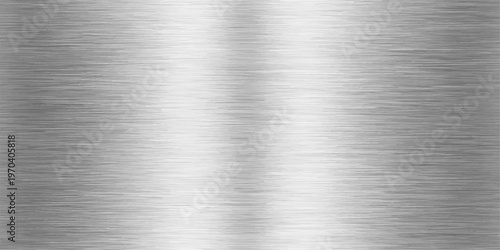 Sleek metallic texture with brushed effect, ideal for conveying industrial aesthetics and modern designs.
