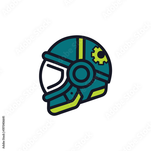 Space Helmet Design Element