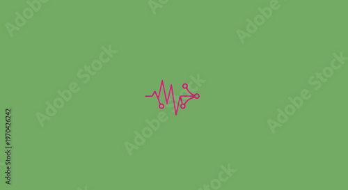 Abstract Sound Waveform Visualization with Vibrant Colors.