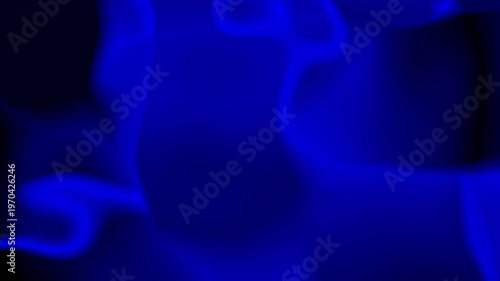 Background Deep Sapphire Blue Royal Velvet Waves Neon Glow Dark Midnight Abstract Fluid Motion Graphics