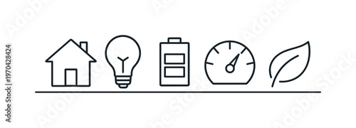 Home energy management and smart consumption tracking for reducing utility costs and improving efficiency in everyday living, house, light bulb