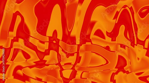 Background Fire Energy Chaotic Warped Orange Wave Overlay Loop Footage