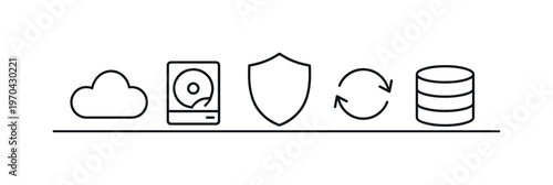 Data backup and disaster recovery planning for protecting critical information and ensuring business continuity in unexpected situations, cloud, hard