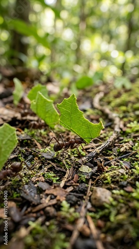 Leafcutter Ant Macro Forest Insect Detail