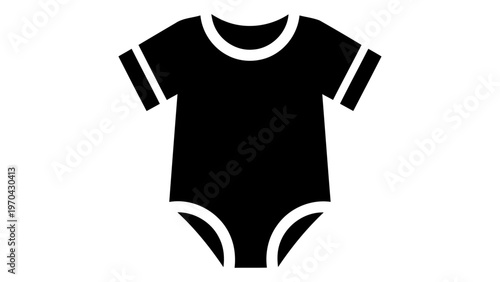Baby onesie cotton icon