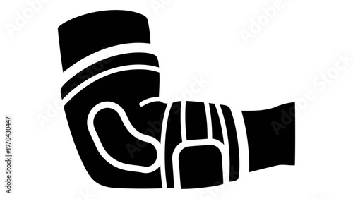 Elbow support band icon