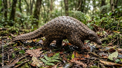Pangolin Forest Rare Armored Wildlife Animal