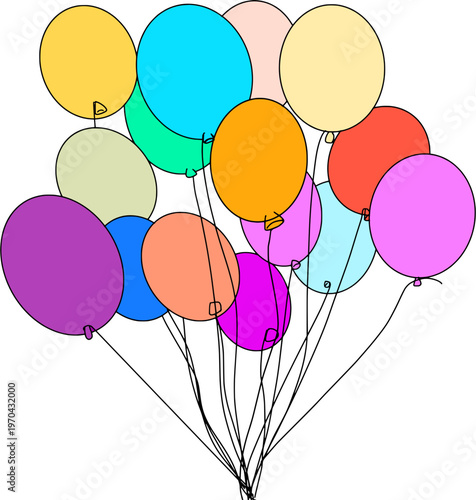 기념일 풍선다발 꾸러미 