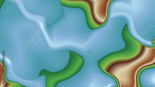 Background Pastel Blue Sky Soft Clouds Fluid Liquid Motion Abstract Topography Art For Peaceful Video
