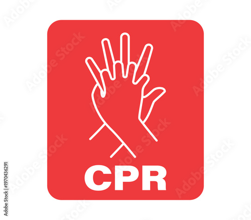 CPR Hands Banner design
