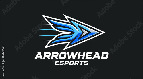 Arrowhead Esports Logo - A Dynamic and Modern Gaming Emblem.