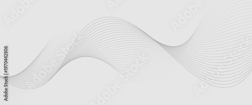 Abstract vector background with black wavy lines. EPS10