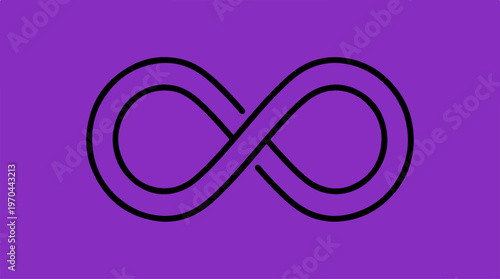 Infinity Symbol - A Visual Representation of Boundless Concepts.