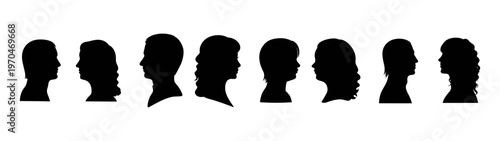 Abstract art black ink shapes silhouette design artistic expression creative concept modern art decor