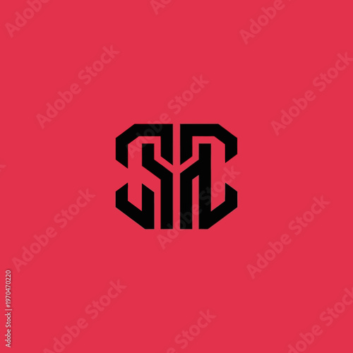 Monogram Logo Design Featuring Interlocking Letters S and C.