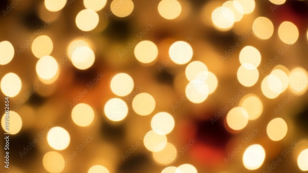 Obraz premium Golden Glow of Celebration: Soft focus on the shimmering lights of a festive celebration, embodying warmth and happiness.