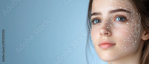 Woman with freckles on face.