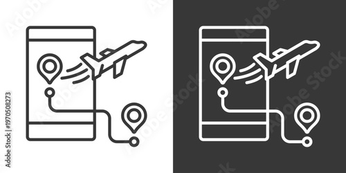 Delivery Status Icon Set Vector Collection Isolated In Black And White