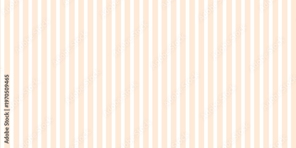 Obraz premium Very light peach seamless vertical stripes pattern. Subtle minimalist geometric line texture for clean professional backgrounds and elegant digital accents.