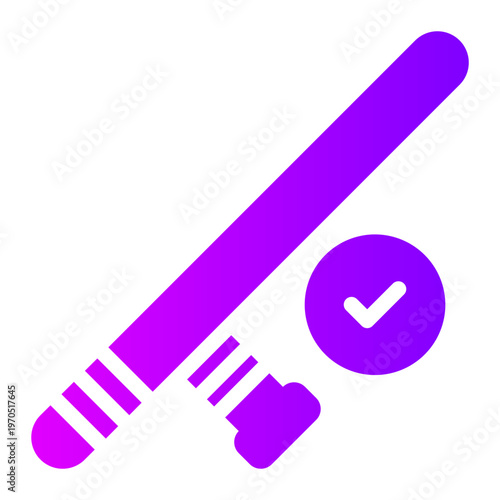 baton gradient icon