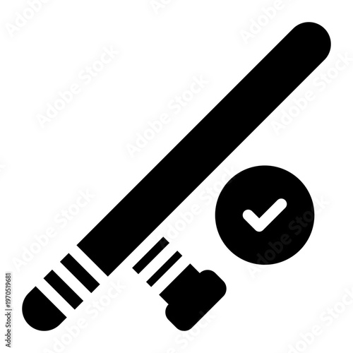 baton glyph icon