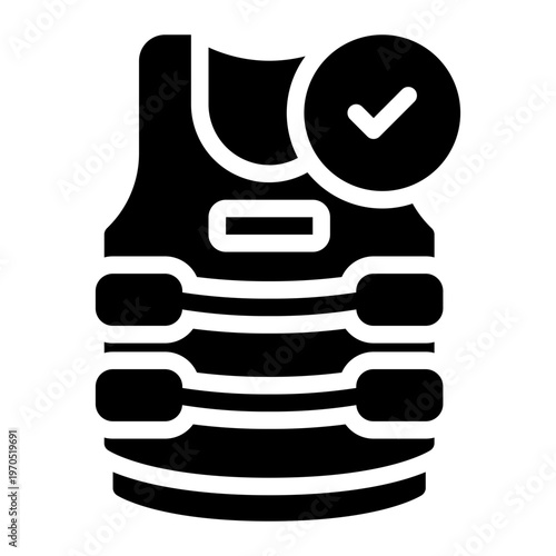 bulletproof glyph icon