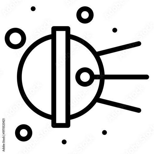 Exploration icon vector graphic illustration. Suitable for website design, app, template.