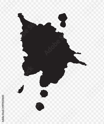 Vector black ink brush blots, grunge design element, mud banner, watercolor design, dirty texture. Isolated brush strokes on transparent background