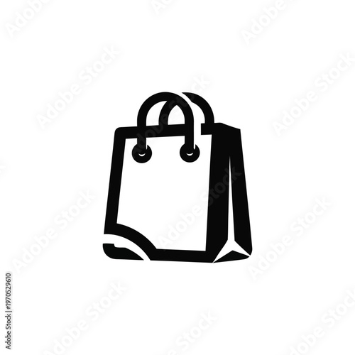 A simple illustration of a shopping bag with a handle.