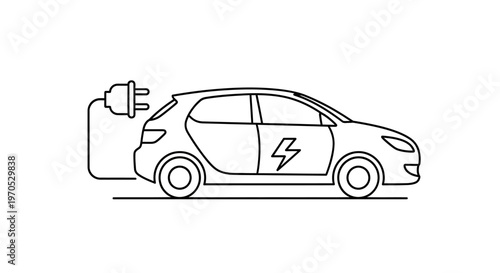 Electric Car Charging Vehicle.