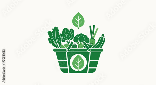 Green potted plant with leafy greens.