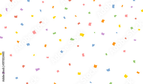 Colorful confetti random pattern background festive celebration design