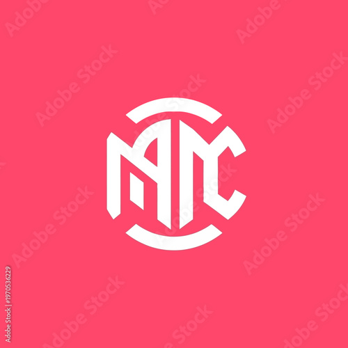 Monogram Logo Design Featuring Intertwined Letters M, A, and C.