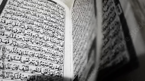 close up of an open book