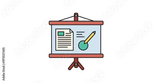 Presentation Board with Document Magnifying.