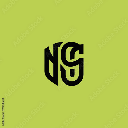 Modern NS Monogram Logo Design.