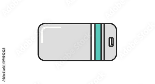 Colorful USB flash drive device.