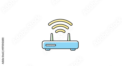 Wireless internet router device technology.