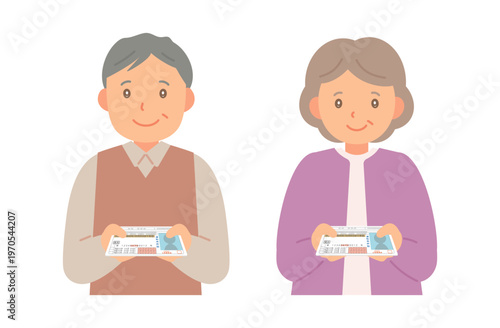 免許証を自主返納する高齢者夫婦