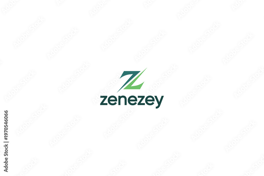 Obraz premium Letter Z creative modern arrow activator logo