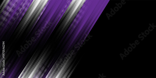 Photos car sticker pattern black purple brush wrap abstract banner sporty lines purple black color combination grunge brush pattern design, vector illustration