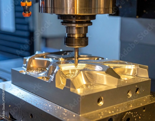 CNC Precision engineering at work