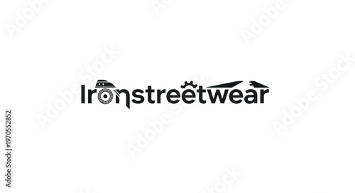 Ironstreetwear logo with urban elements.