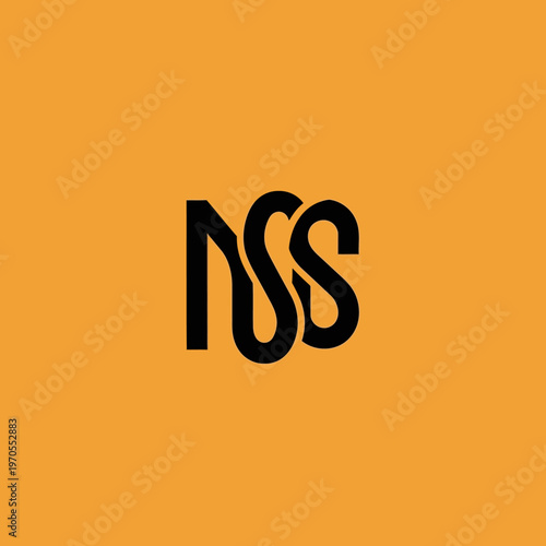 Modern NSS Monogram Logo Design.