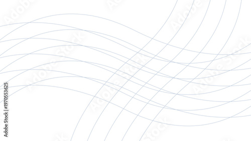 Minimalist white background with subtle wavy lines