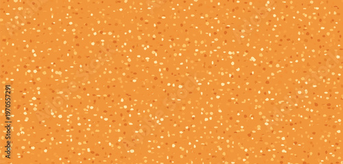 Vibrant orange seamless pattern with yellow and cream irregular speckles. Modern abstract textured background, warm autumnal colors, decorative design element