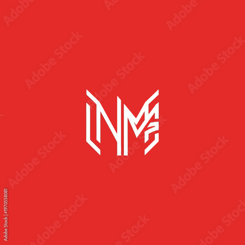 Modern Geometric Lettermark Logo Design.