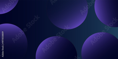 three dimensional earth dark blue and purple circle background illustration modern.